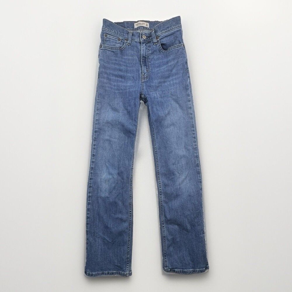 Abercrombie & Fitch 90s Relaxed Jeans Women’s 24 00R High Rise Medium Wash 32x30